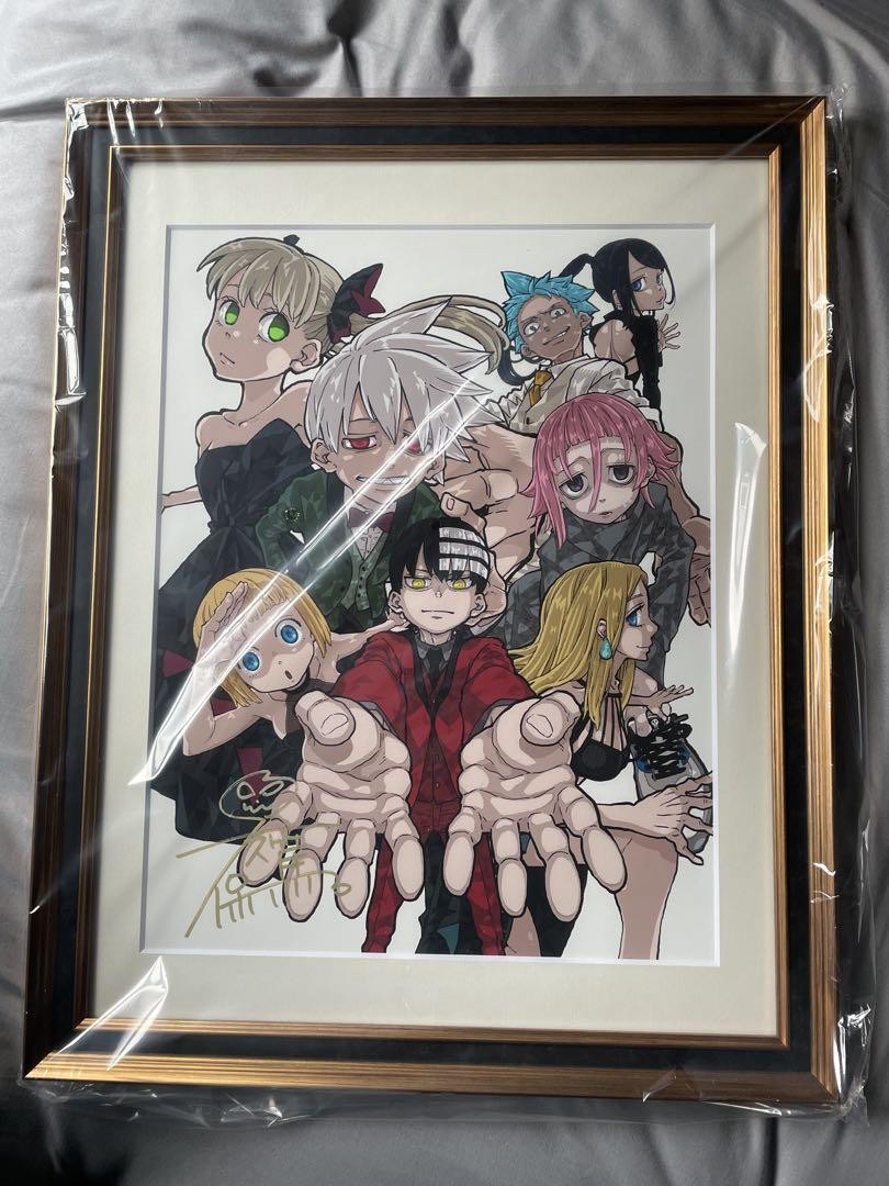 Soul Eater Exhibition Official Main Visual Original Autograph
