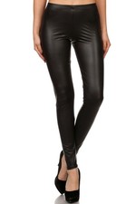 Matte Faux Leather Leggings