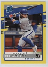 2020 Panini Donruss Rated Rookie Yellow Bo Bichette #37 Rookie RC 05ks