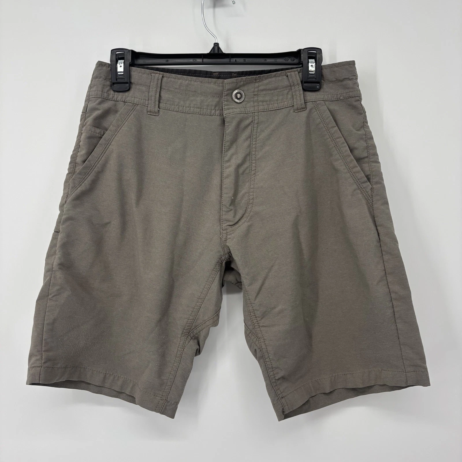 Kuhl Shorts Mens Size 30 Brown Hiking Travel Outdoor 9” Inseam