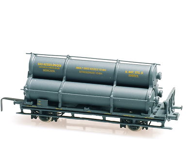 BRASS Railex Z-scale pressurized gas car ERA 1 Royal Bavarian RR New in Box