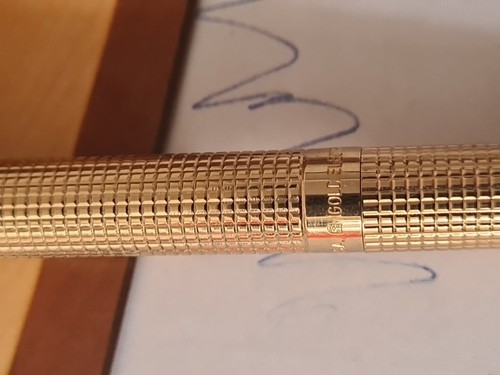 Sheaffer White Dot Gold Electroplated Fountain Pen with Pen 14K (.585) Nib - 第 13/24 張圖片