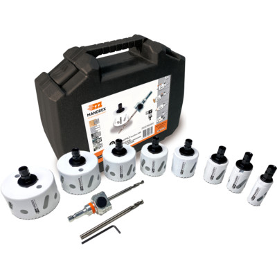 Mandrex 12-teiliges Premium Lochsägen Set Bi-Metall M42 SpeedXcut für Edelstahl 