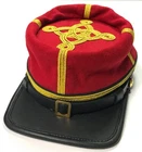 CIVIL WAR CONFEDERATE CSA MAJOR COLONEL ARTILLERY OFFICER KEPI FORAGE CAP-LARGE
