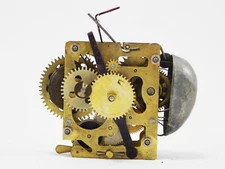 broken mechanism alarm clock parts brass gears springs metal balance steampunk
