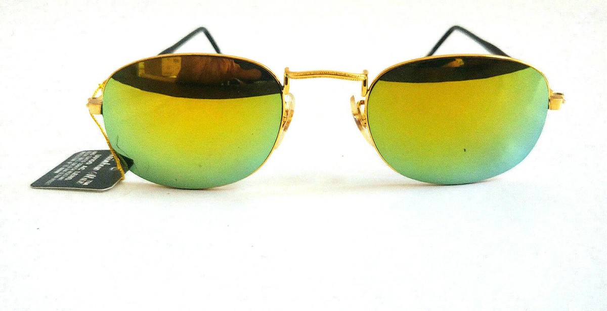 NWT Vintage 90\'s Lady Fashion Small Rectangle Metal Sunglasses (S.Gold) Retro Small 1990 main image 4