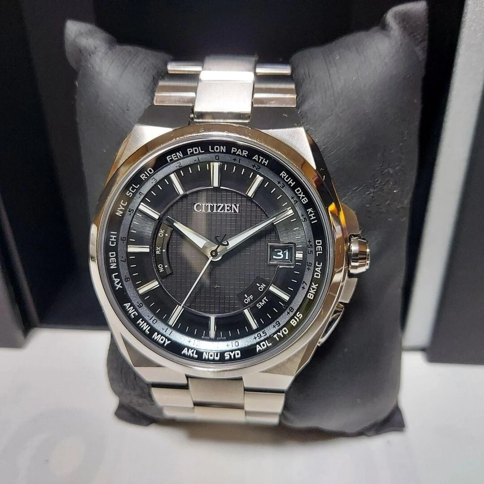 4085 美品 シチズン アテッサ ソーラー電波 CB0120-55A - agedor.ma