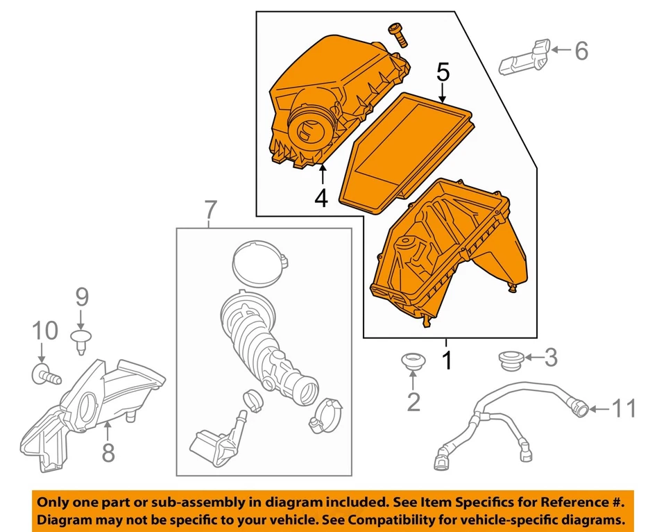 Used Air Cleaner Assembly fits: 2023 Chevrolet Malibu VIN Z 4th digit New Style - Image 3 of 4