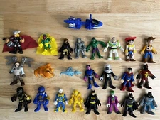 Imaginext & Playskool DC, Marvel, Toy Story Figures Lot of 23