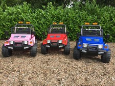 12v Kids Ride on Jeep Parental Control Two seater Drifter 4X4 Free Delivery