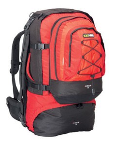 black wolf back pack