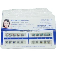 10Packs Dental Orthodontics Bracket Braces Standard Roth.022 Hooks 345