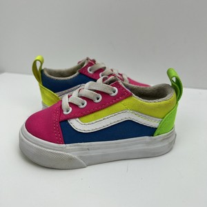 pink blue yellow purple vans