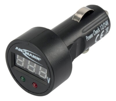 ANSMANN KFZ-Batterie-Tester 'Power Check 12-24 V', schwarz