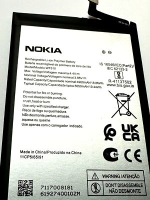 TECHTEK Batteria 400mAh compatibile con [Alcatel] OneTouch 1013X, OneTouch 1035D, 1046D, OT-1013X, OT-1035D, OT-1046D sostituisce TLi004FA FBA