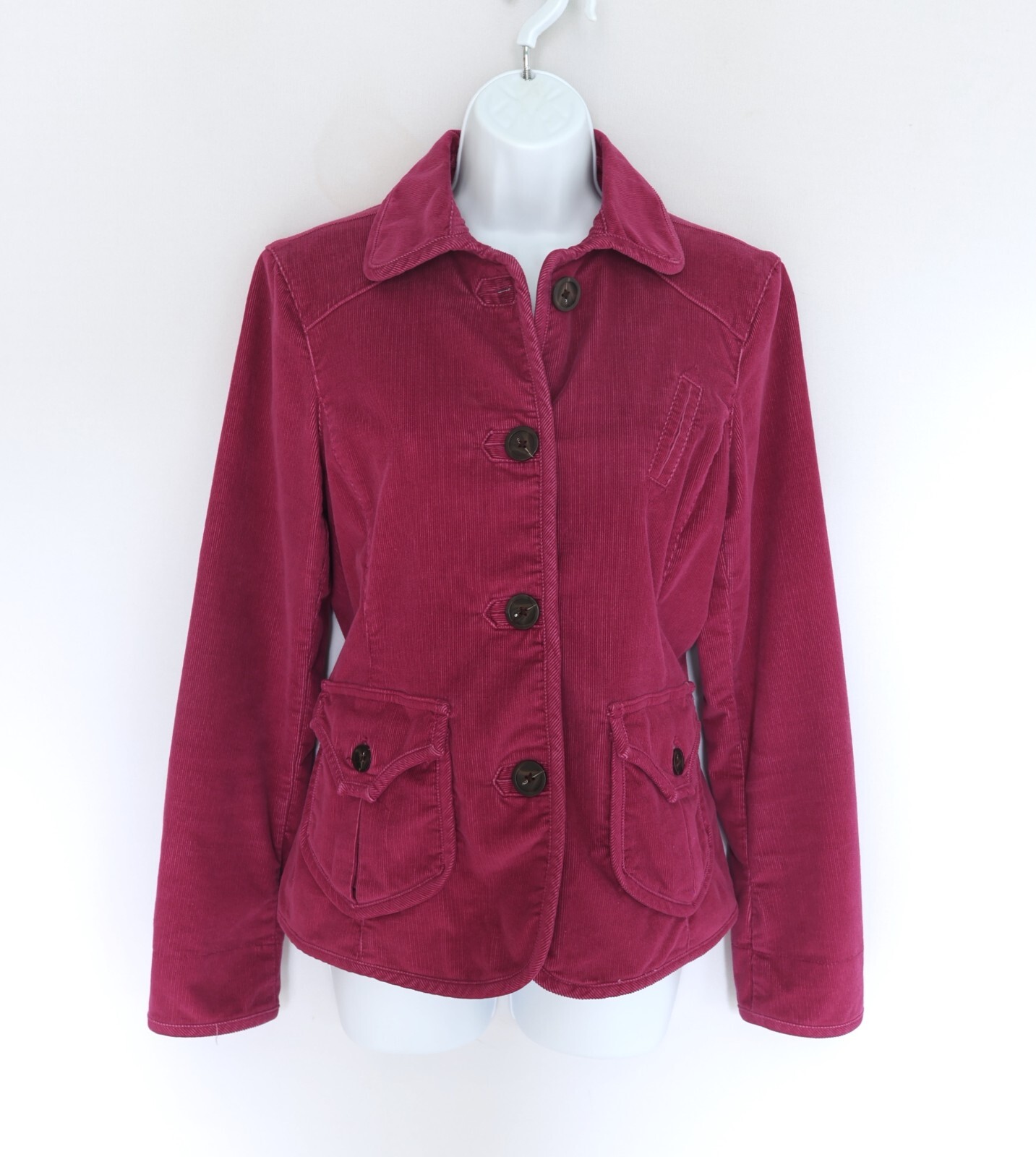 GAP Stretch Corduroy Jacket Buttoned Pockets Full… - image 1