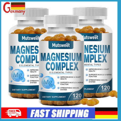 3*120pcs Triple Magnesium Complex verbessert den Schlaf, stärkt das Immunsystem