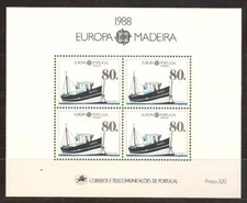 [96A.] Portugal, Madeira 1988, Block MNH** Europa CEPT