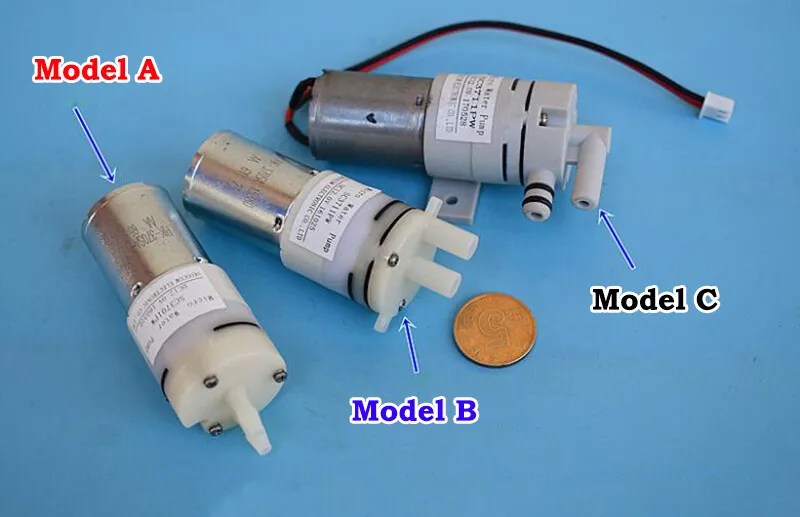 DC 12V Small Mini 370 Motor Diaphragm Water Pump Micro Self-priming Suction  Pump