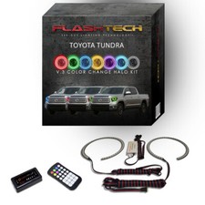 RGB Multi Color Bluetooth LED Halo kit for 2014-2016 Toyota Tundra Headlights