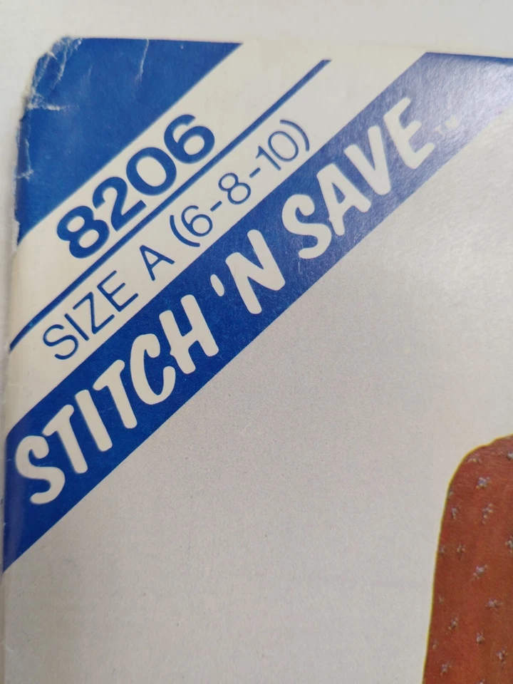 Blouse Top Skirt 6 8 10 Stitch N Save 8206 McCalls Sewing Pattern UC McCall's - Image 2 of 4