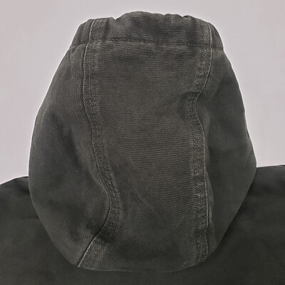 Carhartt J140 MOS Active Jacket 2XL Tall Duck Hooded Lined Moss