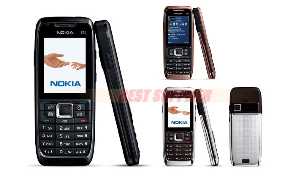 Unlocked Nokia E51 3G WifI English Arabic Russian Keyboard GSM AT&T Telstra etc - Image 3 of 4