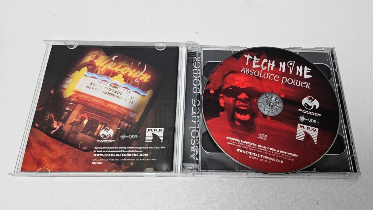 【未使用】　tech n9ne absolute power CD+DVD TECH N9NE - Absolute Power - 2003 Promo Only Cd Sampler