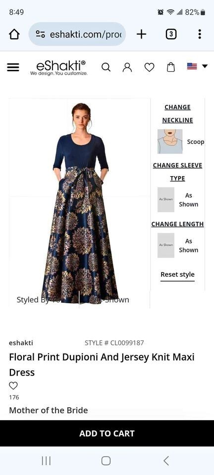 sachin and babi light blue dress Review} Midnight Sunset with eShakti