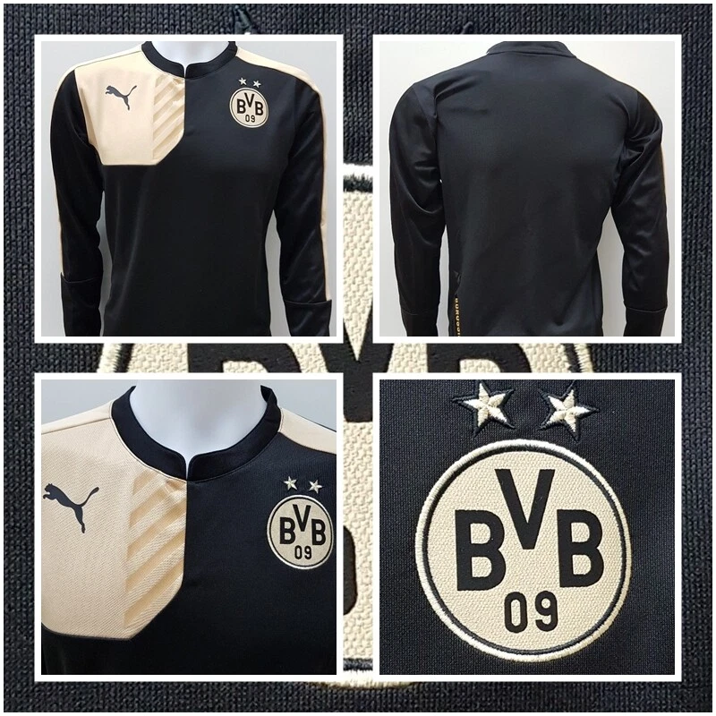 Puma Dortmund BVB 09 Herren Sweatshirt Pullover schwarz gold S M L XL XXL O