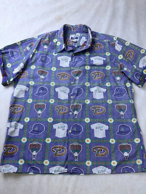 Arizona Diamondbacks Reyn Spooner Cotton Hawaiian Shirt Size US XL MLB Baseball