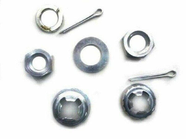 Vespa PX 125 150 LML Star Stella EFL Hinter- Und Vorderachsmutter Kit Aes-image
