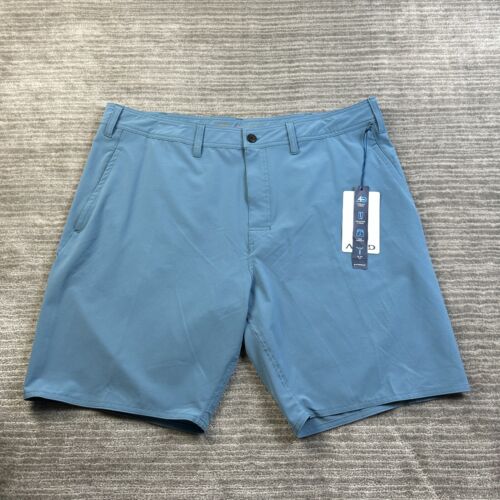 NEW AVID Shorts Mens 40 Blue Outdoors Hiking Fishing Lightweight Stretch Casual - 第 1/9 張圖片