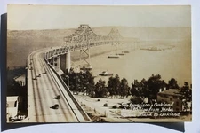 RPPC - SAN FRANCISCO – OAKLAND BAY BRIDGE FROM YERBA BUENA ISLAND TO OAKLAND, CA