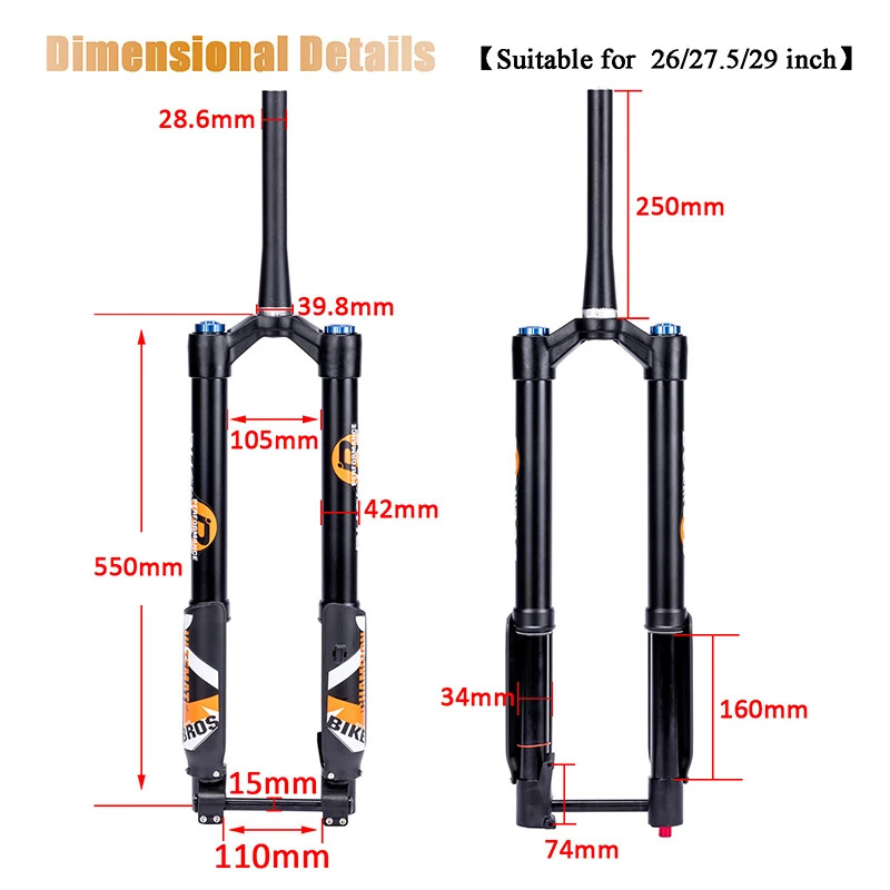 Rockshox Mountain Bike Forks Bike Front Fork Repair Rod, Bike