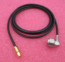 RF Coxial Cable Black 6FT SMA Male Straight to N Male Right Angle