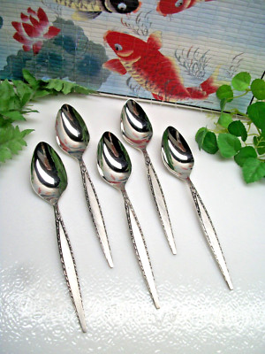 5    Oneida Community   VENETIA   Stainless Steel  6 1/8'' Teaspoons   EXCELLENT