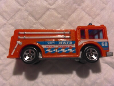 Hot Wheels Car 2013 Fire Eater Red Rescue Truck 