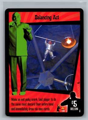 Balancing Act #133 Austin Powers CCG The Spy Who Shagged Me Card Mini-Me Common