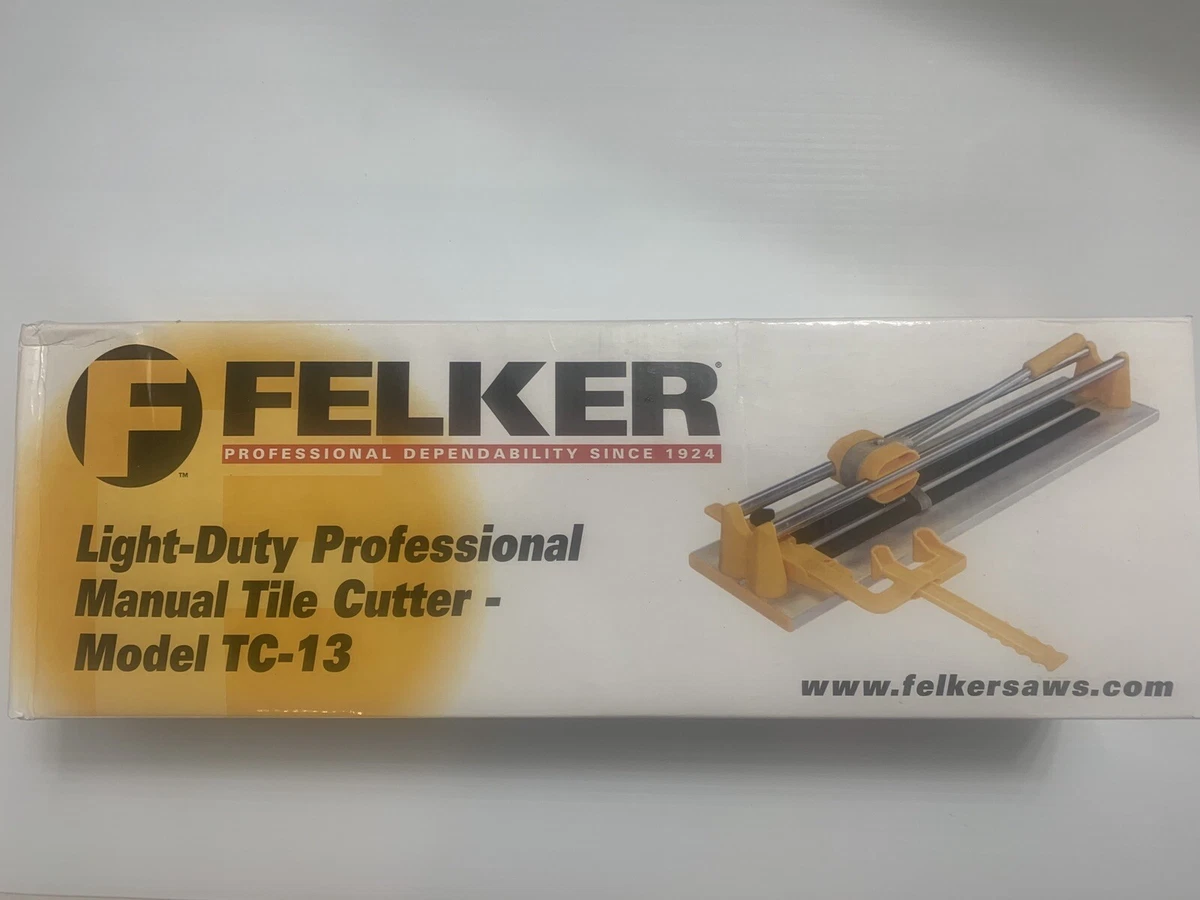 Felker Light Duty Manual Tile Cutter TC 13 eBay