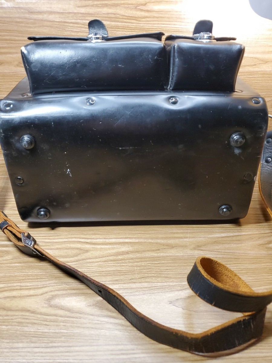 Vintage Nikon Camera Case FB-5 Hard Shell Black Leather Vintage Nikon Camera Case FB-5 Hard Shell Black Leather