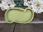 Vintage 50s Haeger Pottery Lime Green Terrarium Succulent Planter