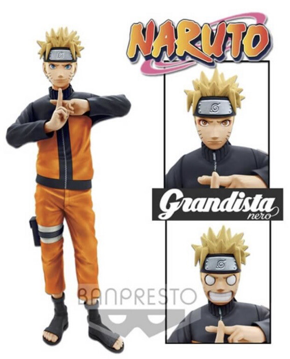 Banpresto Naruto Shippuden Grandista Nero Uzumaki Naruto Figure