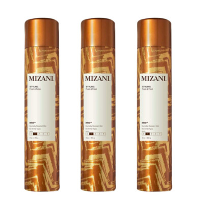 3 x 255g Mizani HRM Humidity Resistant Mist Haar Spray Anti Frizz