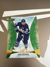 2020-21 Upper Deck Ice John Tavares #45 Maple Leafs Card Green Parallel