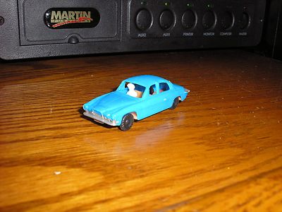 RARE Vintage Jaguar Mk 10 or XJ6 ? Plastic with a driver Blue