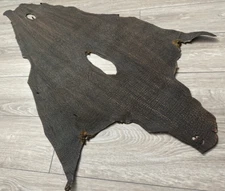 Genuine Shark Tan (Brown) Safari Two Tone Hide Leather Skin exotic Fish 183