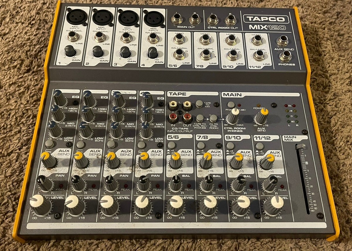 TAPCO MIX 120 アナログミキサー Tapco Mix.120 Compact Mixer | Guitar Center