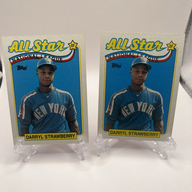 1989 Topps - All-Star Darryl Strawberry #390 Lot Of 2!