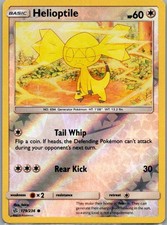 Helioptile Reverse Holo SM - Cosmic Eclipse Colorless 179/236 LP-NM